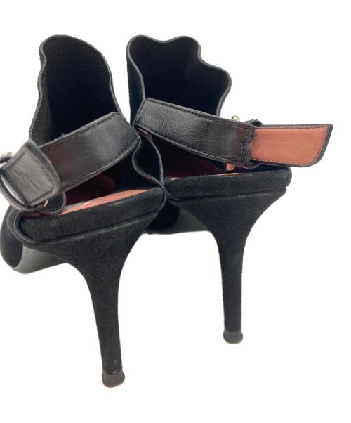 Acne studios（アクネ ストゥディオス）Acne studios (アクネ ストゥディオス) ハイヒールスウェードパンプス ブラック サイズ:35の古着・服飾アイテム