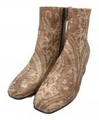 DRIES VAN NOTENドリスヴァンノッテン）の古着「ショートブーツ」｜ピンク