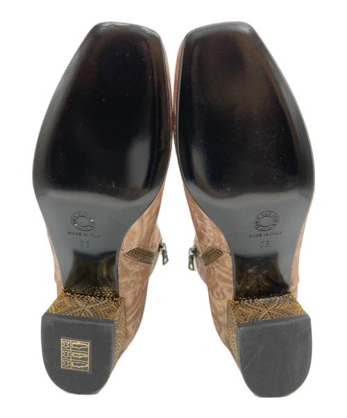 DRIES VAN NOTEN（ドリスヴァンノッテン）DRIES VAN NOTEN (ドリスヴァンノッテン) ショートブーツ ピンク サイズ:35の古着・服飾アイテム