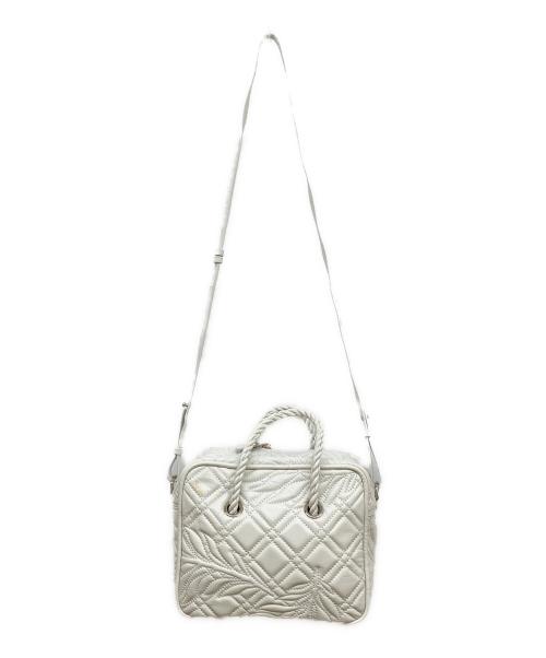 BALENCIAGA（バレンシアガ）BALENCIAGA (バレンシアガ) 2WAYボストンバッグ ホワイトの古着・服飾アイテム