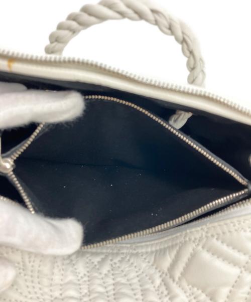 BALENCIAGA（バレンシアガ）BALENCIAGA (バレンシアガ) 2WAYボストンバッグ ホワイトの古着・服飾アイテム