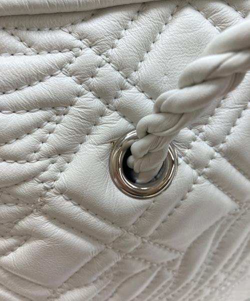 BALENCIAGA（バレンシアガ）BALENCIAGA (バレンシアガ) 2WAYボストンバッグ ホワイトの古着・服飾アイテム