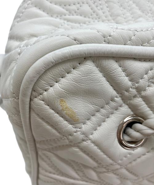 BALENCIAGA（バレンシアガ）BALENCIAGA (バレンシアガ) 2WAYボストンバッグ ホワイトの古着・服飾アイテム