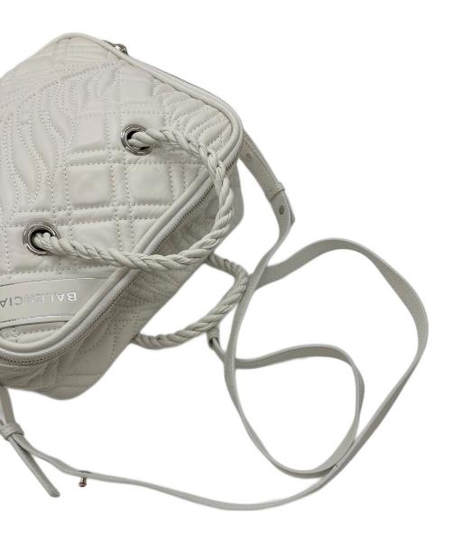 BALENCIAGA（バレンシアガ）BALENCIAGA (バレンシアガ) 2WAYボストンバッグ ホワイトの古着・服飾アイテム