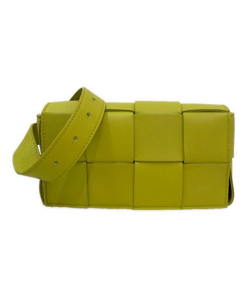 BOTTEGA VENETA（ボッテガベネタ）BOTTEGA VENETA (ボッテガベネタ) カセット ベルトバッグ ライムの古着・服飾アイテム