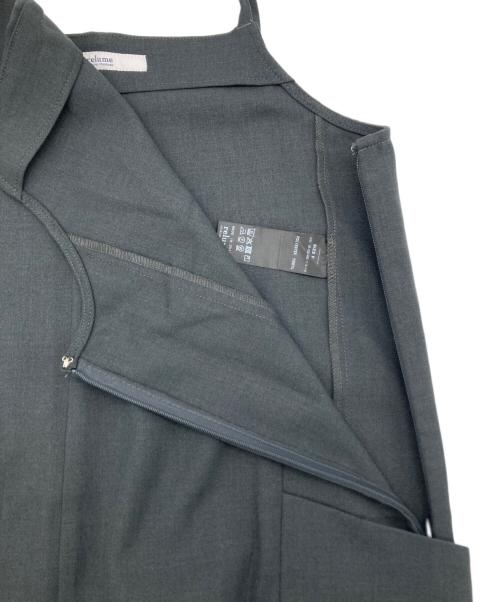 JOURNAL STANDARD relume（ジャーナルスタンダード レリューム）JOURNAL STANDARD relume (ジャーナルスタンダード レリューム) ウォッシャブルドライストレッチサロペット グレー サイズ:Fの古着・服飾アイテム