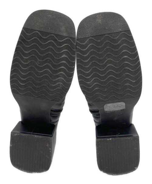 F by WELL FIT（エフバイウェルフィット）F by WELL FIT (エフバイウェルフィット) ストレッチショートブーツ ブラック サイズ:23.5の古着・服飾アイテム
