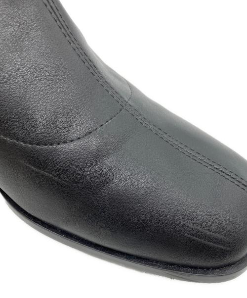F by WELL FIT（エフバイウェルフィット）F by WELL FIT (エフバイウェルフィット) ストレッチショートブーツ ブラック サイズ:23.5の古着・服飾アイテム