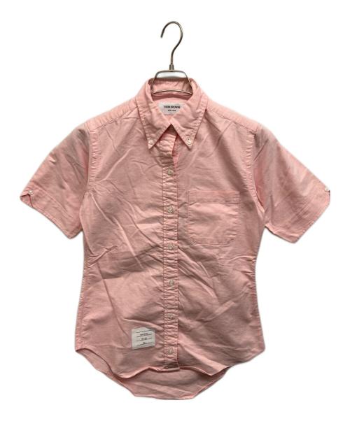 Thom Browne（トムブラウン）Thom Browne (トムブラウン) オックスフォード半袖シャツ ピンク サイズ:1の古着・服飾アイテム
