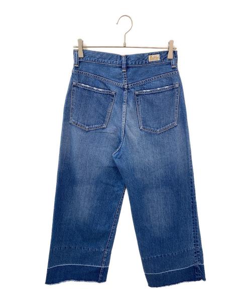 Attick by Johnbull（アティックバイジョンブル）Attick by Johnbull (アティックバイジョンブル) ワイドデニムパンツ インディゴ サイズ:Sの古着・服飾アイテム