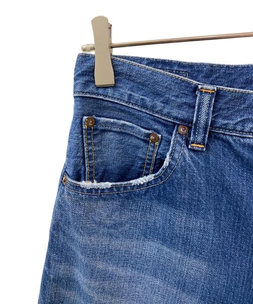 Attick by Johnbull（アティックバイジョンブル）Attick by Johnbull (アティックバイジョンブル) ワイドデニムパンツ インディゴ サイズ:Sの古着・服飾アイテム