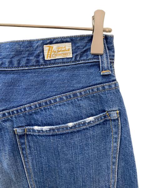 Attick by Johnbull（アティックバイジョンブル）Attick by Johnbull (アティックバイジョンブル) ワイドデニムパンツ インディゴ サイズ:Sの古着・服飾アイテム