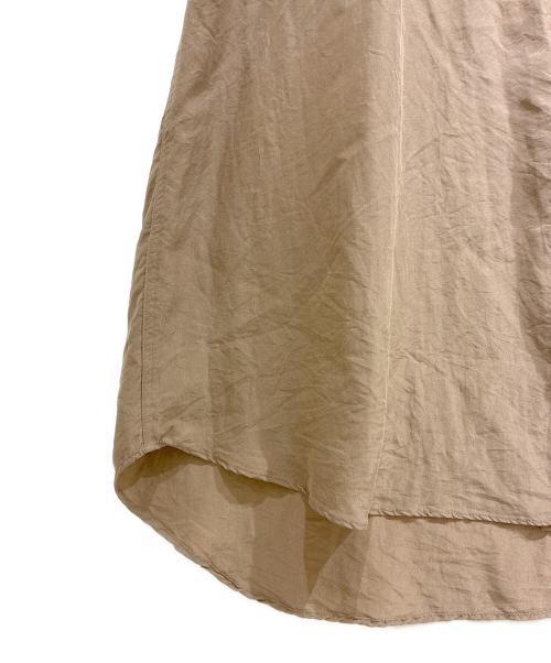 L'appartement（アパルトモン）L'appartement (アパルトモン) Silk Shirt Dress ブラウン サイズ:FREEの古着・服飾アイテム