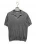 JOHN SMEDLEY（ジョンスメドレー）の古着「スキッパーニットポロシャツ」｜グレー