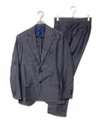 Brilla per il gustoブリッラ ペル イルグースト）の古着「DORMEUIL モヘヤウール ソリッド スーツ」｜ネイビー