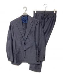 Brilla per il gusto（ブリッラ ペル イルグースト）の古着「DORMEUIL モヘヤウール ソリッド スーツ」｜ネイビー