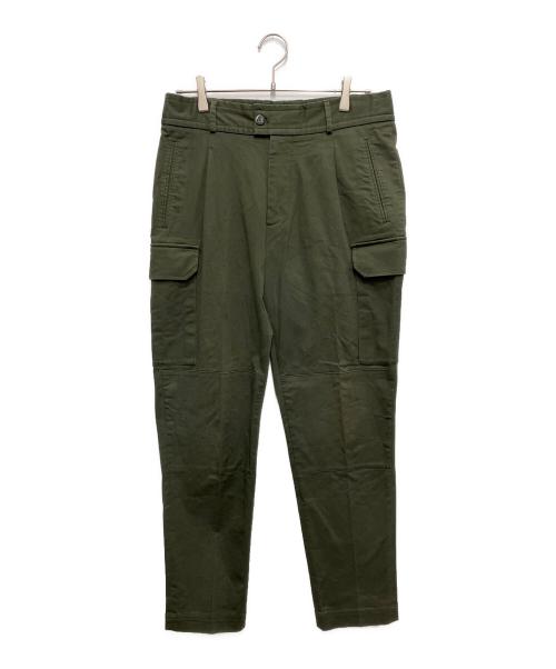 giab's ARCHIVIO（ジャブス アルキヴィオ）giab's ARCHIVIO (ジャブス アルキヴィオ) BRUNELLESCHIコットンストレッチ1プリーツカーゴ オリーブ サイズ:48の古着・服飾アイテム