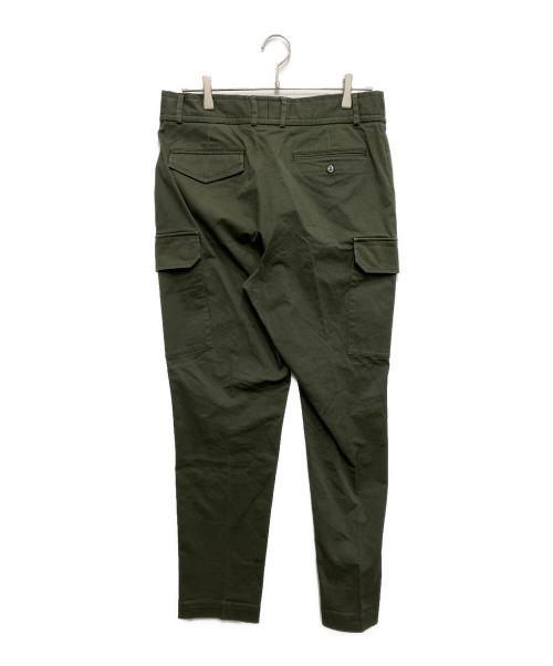 giab's ARCHIVIO（ジャブス アルキヴィオ）giab's ARCHIVIO (ジャブス アルキヴィオ) BRUNELLESCHIコットンストレッチ1プリーツカーゴ オリーブ サイズ:48の古着・服飾アイテム