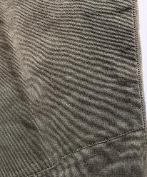 giab's ARCHIVIO（ジャブス アルキヴィオ）giab's ARCHIVIO (ジャブス アルキヴィオ) BRUNELLESCHIコットンストレッチ1プリーツカーゴ オリーブ サイズ:48の古着・服飾アイテム