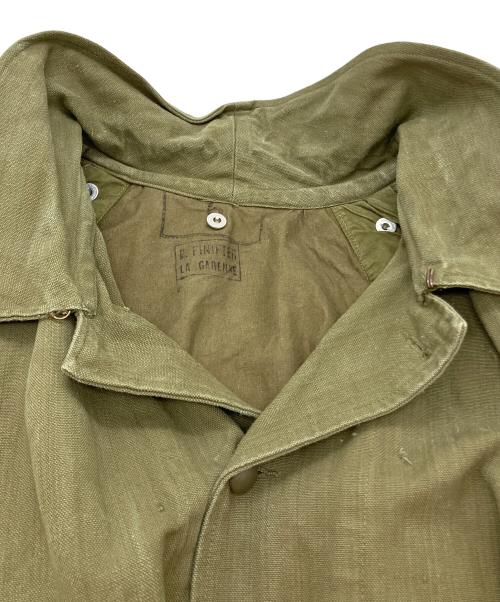 French Army（フランス軍）French Army (フレンチアーミー) M-35 モーターサイクルコート オリーブ サイズ:不明の古着・服飾アイテム