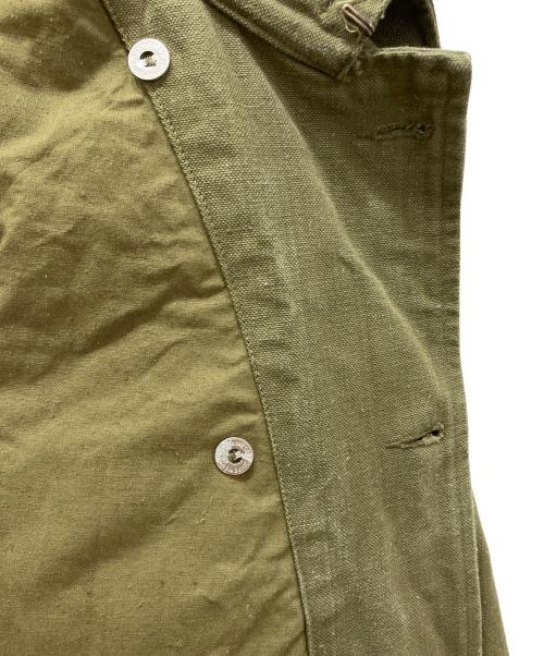 French Army（フランス軍）French Army (フレンチアーミー) M-35 モーターサイクルコート オリーブ サイズ:不明の古着・服飾アイテム