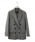 WEEKEND Max Maraウィークエンド マックスマーラ）の古着「メルトンダブルジャケット」｜グレー