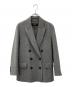 Weekend Max Mara（ウィークエンド マックスマーラ）の古着「メルトンダブルジャケット」｜グレー
