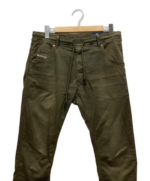 DIESEL（ディーゼル）DIESEL (ディーゼル) ジョグジーンズ KROOLEY-NE オリーブ サイズ:W28の古着・服飾アイテム