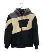 DIESELディーゼル）の古着「ボアパーカー」｜ブラック