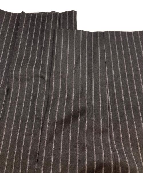 TOMBOLINI（トンボリーニ）TOMBOLINI (トンボリーニ) 2B シングルブレストストライプセットアップスーツ ダークブラウン サイズ:50の古着・服飾アイテム