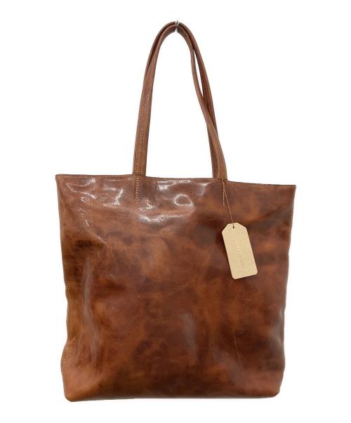 aniary（アニアリ）aniary (アニアリ) レザートートバッグ ブラウンの古着・服飾アイテム