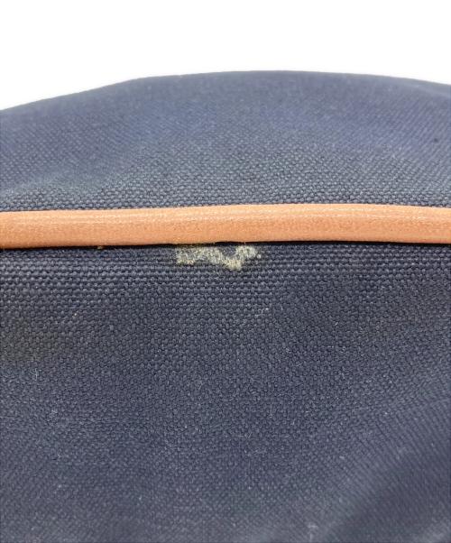 HERMES（エルメス）HERMES (エルメス) キャンバスポーチ　ボリード　ミニ ネイビーの古着・服飾アイテム