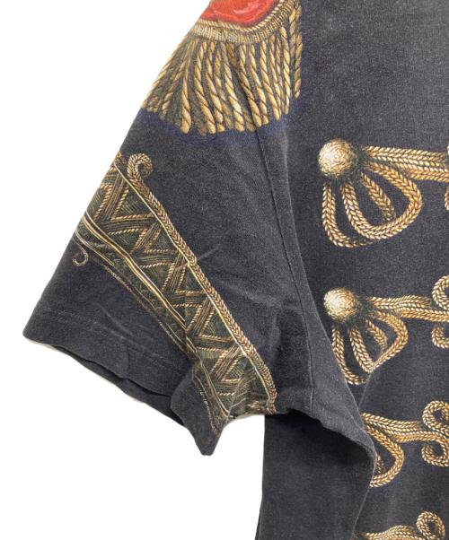DOLCE & GABBANA（ドルチェ＆ガッバーナ）DOLCE & GABBANA (ドルチェ＆ガッバーナ) ナポレオンプリントTシャツ ブラック サイズ:46の古着・服飾アイテム