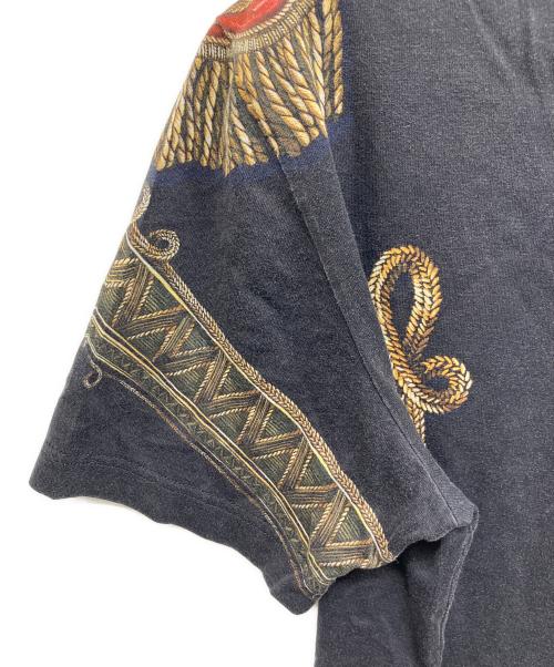 DOLCE & GABBANA（ドルチェ＆ガッバーナ）DOLCE & GABBANA (ドルチェ＆ガッバーナ) ナポレオンプリントTシャツ ブラック サイズ:46の古着・服飾アイテム