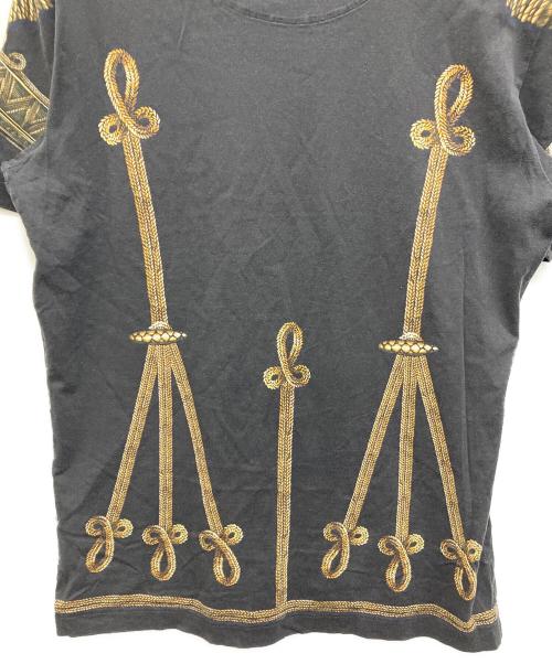 DOLCE & GABBANA（ドルチェ＆ガッバーナ）DOLCE & GABBANA (ドルチェ＆ガッバーナ) ナポレオンプリントTシャツ ブラック サイズ:46の古着・服飾アイテム