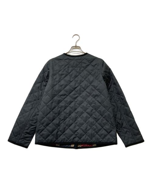 BLUE LABEL CRESTBRIDGE（ブルーレーベルクレストブリッジ）BLUE LABEL CRESTBRIDGE (ブルーレーベルクレストブリッジ) クレストブリッジチェックライトキルティングコート ブラック サイズ:36の古着・服飾アイテム