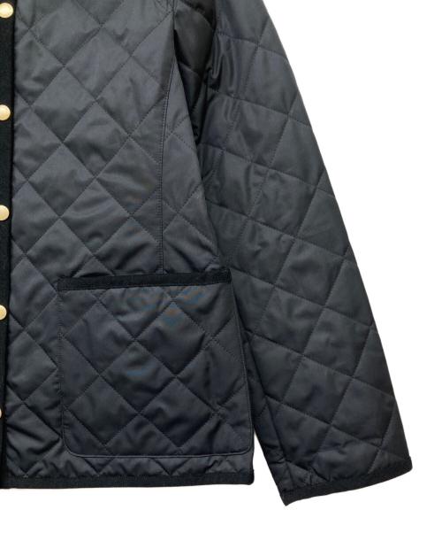 BLUE LABEL CRESTBRIDGE（ブルーレーベルクレストブリッジ）BLUE LABEL CRESTBRIDGE (ブルーレーベルクレストブリッジ) クレストブリッジチェックライトキルティングコート ブラック サイズ:36の古着・服飾アイテム