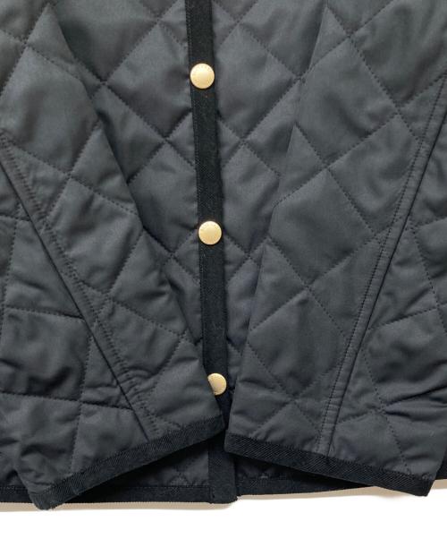 BLUE LABEL CRESTBRIDGE（ブルーレーベルクレストブリッジ）BLUE LABEL CRESTBRIDGE (ブルーレーベルクレストブリッジ) クレストブリッジチェックライトキルティングコート ブラック サイズ:36の古着・服飾アイテム