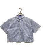 BLUE LABEL CRESTBRIDGEブルーレーベルクレストブリッジ）の古着「ストライプシャツ」｜ブルー