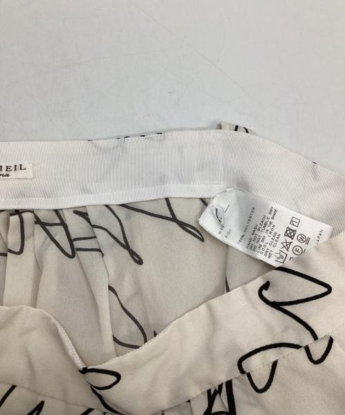 VERMEIL par iena（ヴェルメイユ パー イエナ）VERMEIL par iena (ヴェルメイユ パー イエナ) 線描きプリントパンツ ベージュ サイズ:size40の古着・服飾アイテム