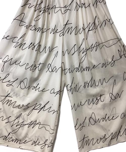 VERMEIL par iena（ヴェルメイユ パー イエナ）VERMEIL par iena (ヴェルメイユ パー イエナ) 線描きプリントパンツ ベージュ サイズ:size40の古着・服飾アイテム