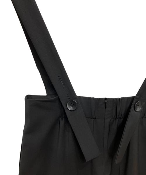 VERMEIL par iena（ヴェルメイユ パー イエナ）VERMEIL par iena (ヴェルメイユ パー イエナ) ファインウールサロペット ブラック サイズ:38の古着・服飾アイテム