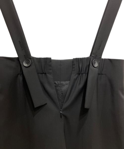 VERMEIL par iena（ヴェルメイユ パー イエナ）VERMEIL par iena (ヴェルメイユ パー イエナ) ファインウールサロペット ブラック サイズ:38の古着・服飾アイテム