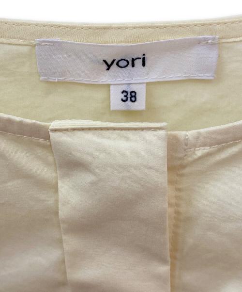YORI（ヨリ）YORI (ヨリ) バルーンスリーブブラウス イエロー サイズ:38の古着・服飾アイテム