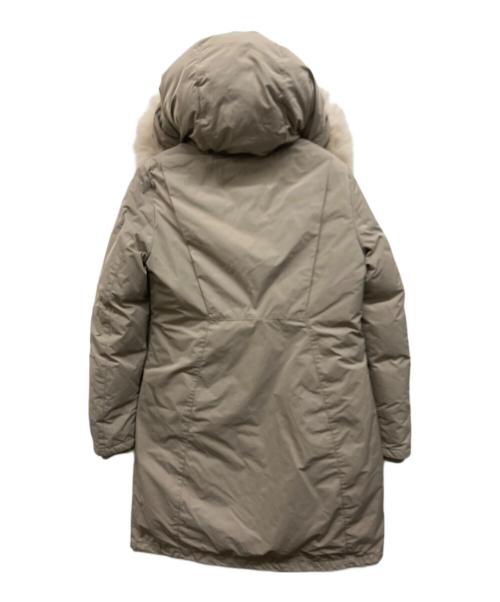 WOOLRICH（ウールリッチ）WOOLRICH (ウールリッチ) IENA (イエナ) BOW BRIDGE ダウンコート ベージュ サイズ:XSの古着・服飾アイテム