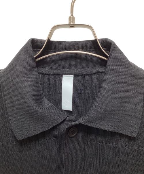 CFCL（シーエフシーエル）CFCL (シーエフシーエル) FLUTED SHORT SLEEVE SHIRT DRESS(フルーテッド ショート スリーブ シャツ ドレス) ブラック サイズ:3の古着・服飾アイテム