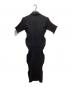 CFCL (シーエフシーエル) FLUTED SHORT SLEEVE SHIRT DRESS(フルーテッド ショート スリーブ シャツ ドレス) ブラック サイズ:3：26000円