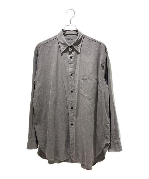 COMOLI（コモリ）COMOLI (コモリ) ヨリ杢ワークシャツ グレー サイズ:2の古着・服飾アイテム