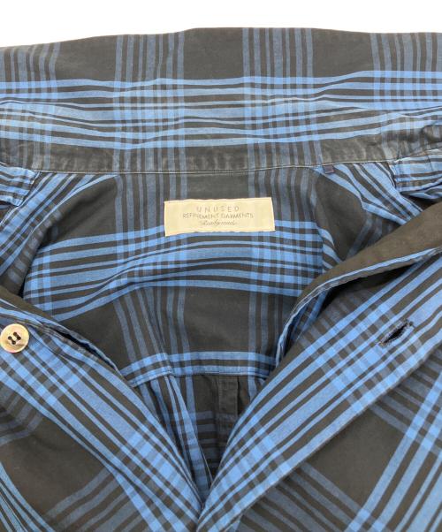 UNUSED（アンユーズド）UNUSED (アンユーズド) PAJAMA SHIRTS ブルー サイズ:2の古着・服飾アイテム