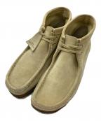 CLARKS ORIGINALSクラークス オリジナルズ）の古着「ワラビーブーツ」｜ベージュ